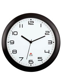 Horloge silencieuse diamètre 30cm noire