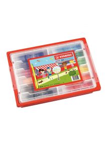 Feutre de coloriage Power pointe moyenne, schoolpack de 144