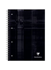 Cahier à reliure intégrale BIND'O BLOCK 160 pages perforées, format A4+, petits carreaux