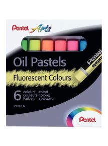 Boîte de 6 pastels PHN fluo assortis