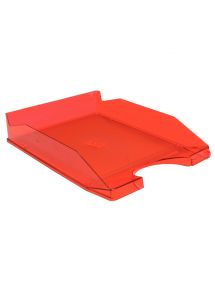 Corbeille à courrier FLUOR rouge