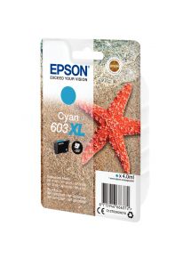 Epson ETOILE DE MER / 603XL cartouche jet d'encre cyan haute capacité authentique (T03A240)
