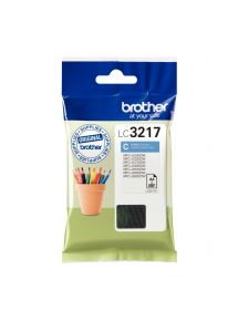 Brother POT cartouche jet d'encre cyan authentique (LC3217C)