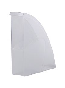 Porte-revues pour format A4, dos 7,5cm, cristal