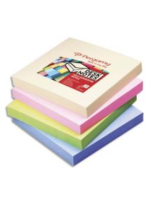 Bloc "Rainbow Pastel" format 76x76 mm, 100 feuilles