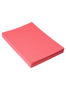 Plat de couverture grain cuir, format 21x29,7cm, rouge, boîte de 100