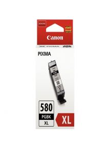 Canon 580XL cartouche jet d'encre noire photo haute capacité authentique (PGI580PGBK XL)