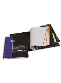 Cahier Project book 24x30cm, 200p, grand carreaux