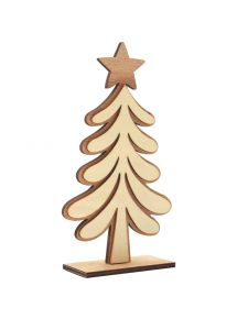 Sapin de Noël à monter en bois
