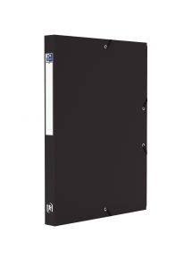 Boîte de classement Memphis polypro 24x32cm, dos de 2,5cm, noir