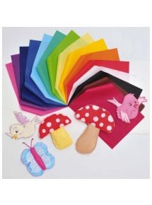 Sachet de 45 feuilles SmartFab A3 non tissé couleurs assorties