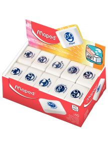 Boîte de 40 gommes assorties