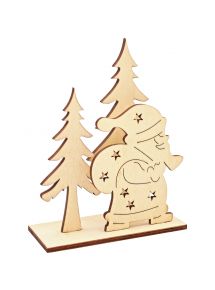 Scène de Noël en bois à assembler