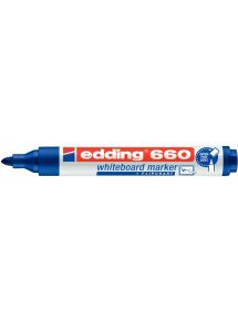 Marqueur effaçable à sec Edding 660, bleu