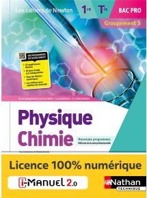 Physique-Chimie - 1re/Tle Bac Pro - Groupement 5 - Coll. Les cahiers de Newton - Ed. 2022