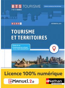 Bloc 7 - Tourisme et territoires - BTS Tourisme 1re et 2e années - Coll. BTS Tourisme - Ed. 2021