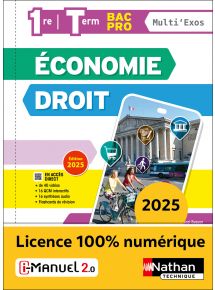 Economie-Droit - 1re/Term Bac Pro - Coll. Multi'Exos - Ed. 2025