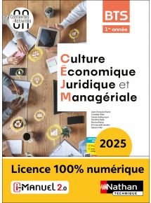 Culture Economique, Juridique et Managériale - BTS 1re année - Coll. Contextes & Activités - Ed. 2025