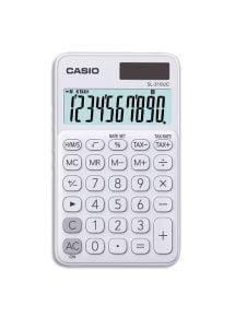 Calculatrice de poche Casio 10 chiffres blanche