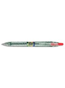 Stylo bille Pilot B2P Ecoball, écriture 1mm, rouge