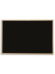 Tableau noir pour craie, cadre en bois de pin, 40x30 cm
