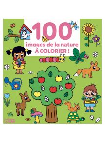 Livre 100 images à colorier, thème nature