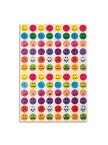 Gommettes Smiley repositionnables, sachet de 10 planches