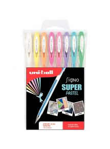 Etui de 5 stylos bille gel Signo Fantastic Gel, pailletés