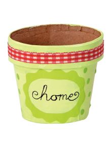 Lot de 10 pots de fleurs en carton, hauteur 10 cm