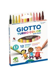 Étui de 12 feutres Turbo Color tons peaux
