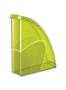 Porte-revues translucide, vert bambou