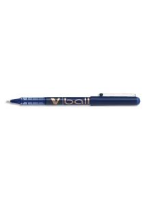 Stylo roller pointe métal V Ball 10, écriture large, bleu