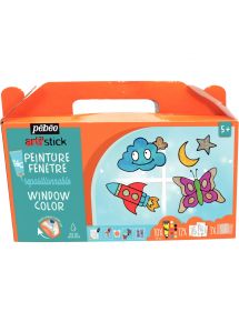 Valisette 10 tubes 75ml de peinture repositionnable ARTI'STICK