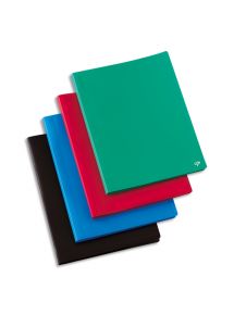 Protège-documents polypro 21x29,7cm, 30 pochettes, bleu