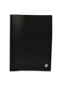 Protège-documents polypro 21x29,7cm, 60 pochettes, noir