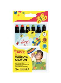 Pochette de 6 craies décor glass