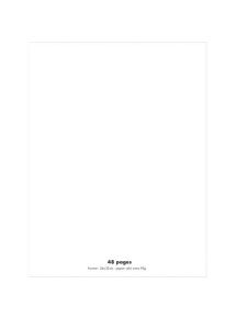 Cahier polypro 24x32cm, 48p, grands carreaux, incolore