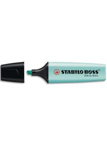 Surligneur Stabilo Boss Original Pastel, pointe biseautée, turquoise