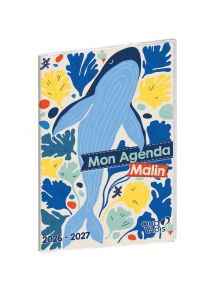 Agenda 1 semaine sur 2 pages, 11 mois de septembre à juillet