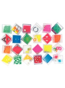 Lot de 24 jeux de patience 4x4cm