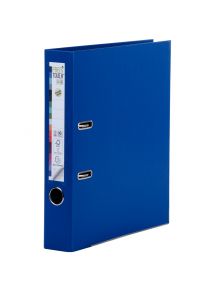Classeur à levier PREM'TOUCH format A4+, dos 5 cm, bleu foncé
