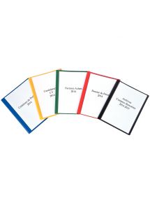 Protège-documents personnalisable Kreacover, format 24x32cm, 30 pochettes, couleurs assorties pastels