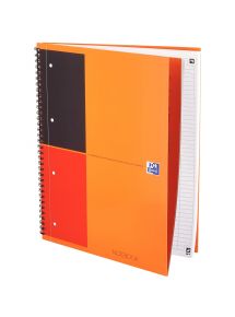 Cahier à reliure intégrale Notebook 21x29,7cm+ ligné 6 mm, 160 pages perforées