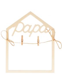 Cadre en bois 2D, Papa
