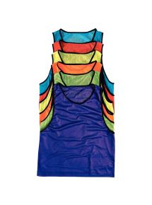 Lot de 6 chasubles taille S rouge