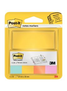 Etui de 4 distributeurs de 50 marque-pages notes markers post-it, collection pop