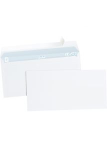 Enveloppe blanches auto-adhésives 110x220 mm, 80g, boîte de 500