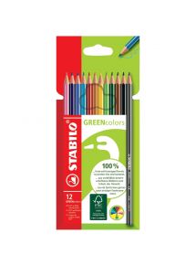 Crayon de couleur Stabilo Color, pochette de 12