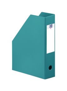 Porte-revues en PVC dos 7cm turquoise