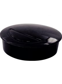 Blister de 4 punaises magnétiques, diamètre 32 mm noir